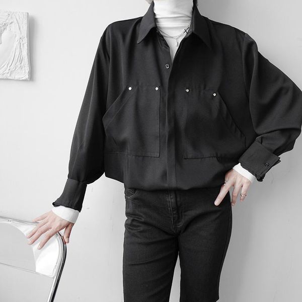 men's casual shirts autumn black white shirt men fashion business society mens dress korean loose long-sleeved -2xl, White;black
men's casual shirts autumn black white shirt men fashion business society mens dress korean loose long-sleeved -2xl, White;black