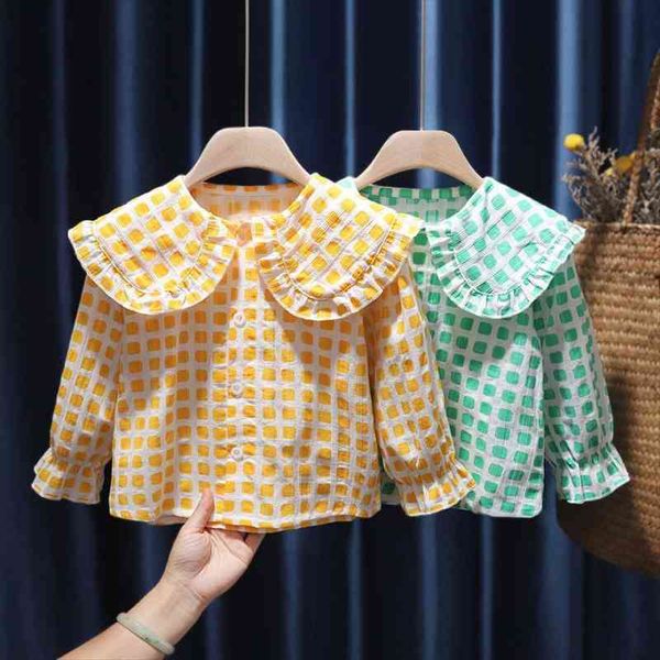 autumn girls blouse long sleeve plaid cotton shirts kids shirt baby toddler girl tee children clothes blusa, White;black
autumn girls blouse long sleeve plaid cotton shirts kids shirt baby toddler girl tee children clothes blusa, White;black