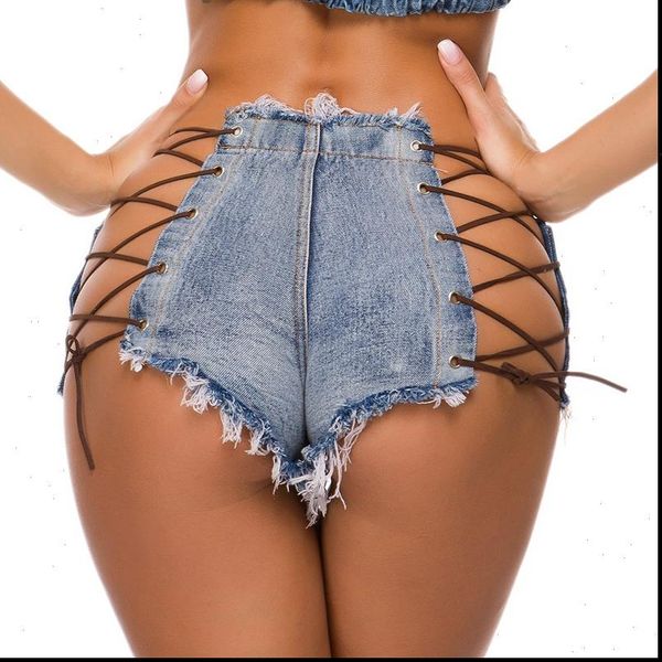women short fashion summer lace up shorts jeans high waist thong pole dance clubwear push skinny denim booty, White;black
women short fashion summer lace up shorts jeans high waist thong pole dance clubwear push skinny denim booty, White;black