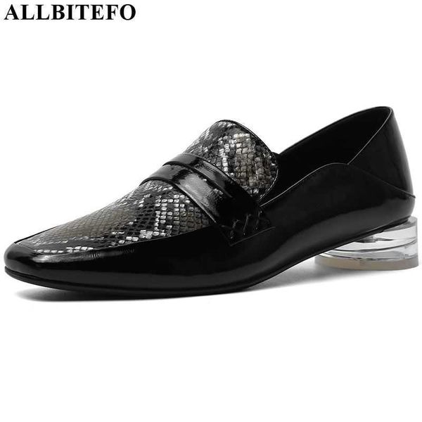 allbitefo natural genuine leather high heel shoes fashion snake pattern office women heels square toe high shoes 210611, Black
allbitefo natural genuine leather high heel shoes fashion snake pattern office women heels square toe high shoes 210611, Black