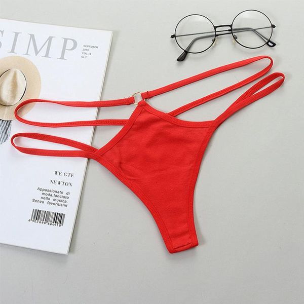 women's panties thin strap hollow women g-string cotton soft lingerie low rise thong breathable female underwear solid color briefs, Black;pink
women's panties thin strap hollow women g-string cotton soft lingerie low rise thong breathable female underwear solid color briefs, Black;pink