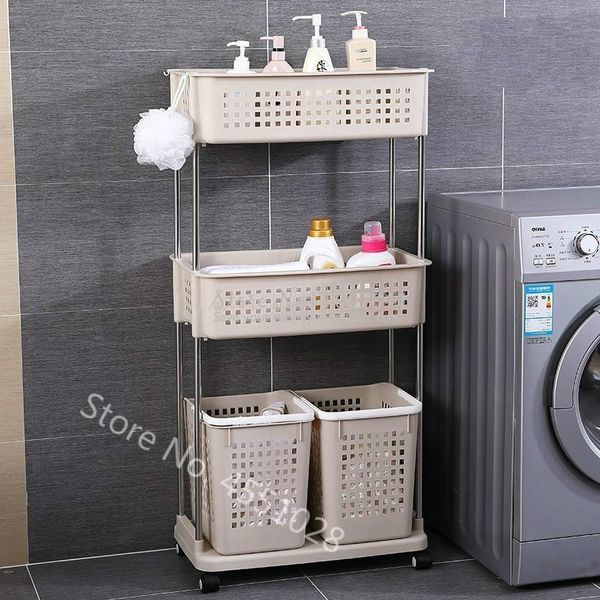 a,bathroom racks large multi-layer combination hamper storage basket laundry thick plastic pulley shelf & organization
a,bathroom racks large multi-layer combination hamper storage basket laundry thick plastic pulley shelf & organization