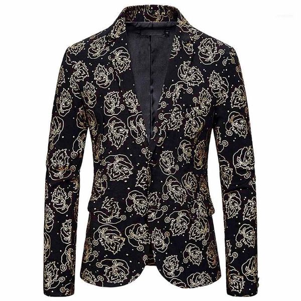 christmas mens blazer nice business wedding party jacket men gold stamping button suit outwear sequins coats1, White;black
christmas mens blazer nice business wedding party jacket men gold stamping button suit outwear sequins coats1, White;black