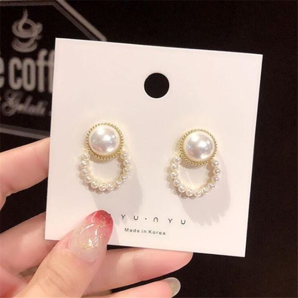 pearl circle s925 silver needle simple and versatile temperament earrings women's new korean version in 2020, Black
pearl circle s925 silver needle simple and versatile temperament earrings women's new korean version in 2020, Black