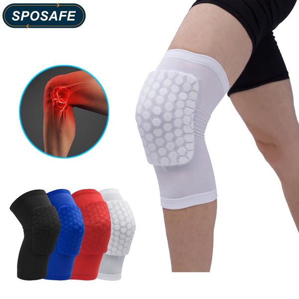 elbow & knee pads sposafe 1pcs honeycomb basketball sport kneepad volleyball protector brace support compression leg sleeves, Black;gray
elbow & knee pads sposafe 1pcs honeycomb basketball sport kneepad volleyball protector brace support compression leg sleeves, Black;gray