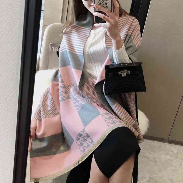 scarves autumn and winter color matching korean version versatile imitation cashmere scarf women's fashion warm shawl thickened bib, Blue;gray
scarves autumn and winter color matching korean version versatile imitation cashmere scarf women's fashion warm shawl thickened bib, Blue;gray