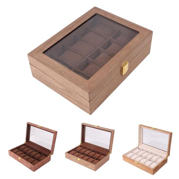 watch boxes & cases 10/12 slot portable wooden box display case organizer jewelry storage, Black;blue
watch boxes & cases 10/12 slot portable wooden box display case organizer jewelry storage, Black;blue