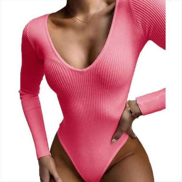 autumn knitted bodysuit ribbed elastic womens romper winter long sleeve body rompers casual overall v neck bodycon m0075, Black;white
autumn knitted bodysuit ribbed elastic womens romper winter long sleeve body rompers casual overall v neck bodycon m0075, Black;white