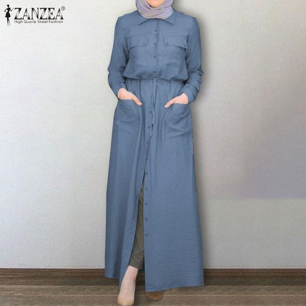 elegant women long shirt dress casual lapel neck sleeve muslim hijab autumn drawstring sundress abaya vestido dresses, Black;gray
elegant women long shirt dress casual lapel neck sleeve muslim hijab autumn drawstring sundress abaya vestido dresses, Black;gray