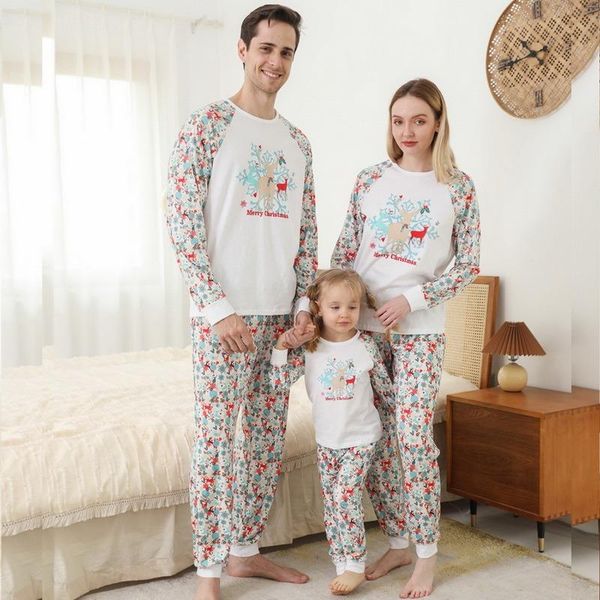 family matching outfits father&mother&kid clothes winter parent-child christmas print long-sleeved pullover and pants suit, Blue
family matching outfits father&mother&kid clothes winter parent-child christmas print long-sleeved pullover and pants suit, Blue