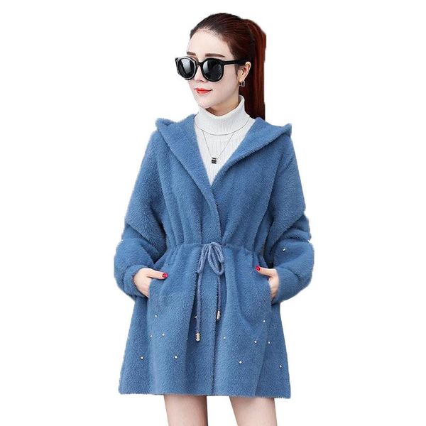 women's wool & blends gold mink woolen coat female autumn winter jacket 2021 imitation coats women overcoat outerwea, Black
women's wool & blends gold mink woolen coat female autumn winter jacket 2021 imitation coats women overcoat outerwea, Black