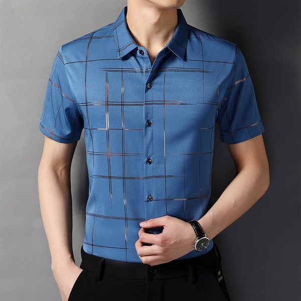men's casual shirts 2021 summer striped for shorts sleeve slim fit shirt male business formal dress streetwear social, White;black
men's casual shirts 2021 summer striped for shorts sleeve slim fit shirt male business formal dress streetwear social, White;black