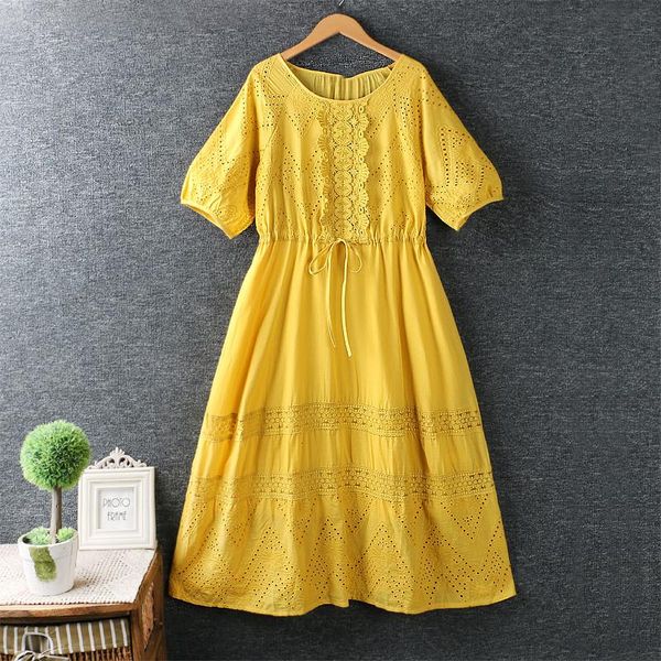 party dresses 4 colors-- lamtrip retro white hollow out drawstring embroidery cotton lace lolita short sleeve beach dress women 2021 summer, White;black
party dresses 4 colors-- lamtrip retro white hollow out drawstring embroidery cotton lace lolita short sleeve beach dress women 2021 summer, White;black