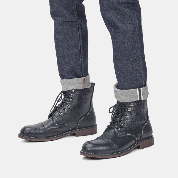 mens leather winter boots large size -13 winter boots for men wootten brand ankle boots #8103, Black
mens leather winter boots large size -13 winter boots for men wootten brand ankle boots #8103, Black