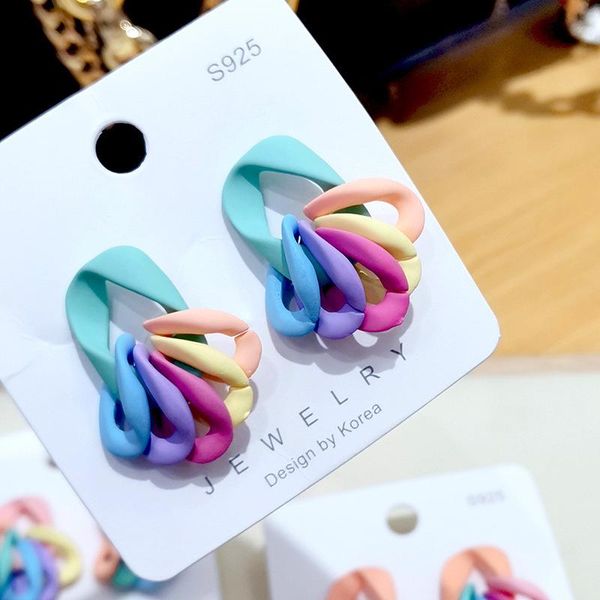 dangle & chandelier candy color drop earrings for women colorful acrylic chain earring women's accessories fashion jewelry design trend, Silver
dangle & chandelier candy color drop earrings for women colorful acrylic chain earring women's accessories fashion jewelry design trend, Silver