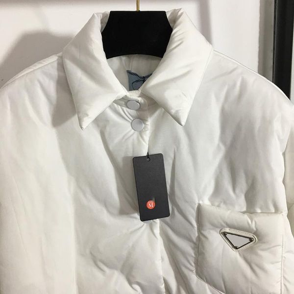 winter brand down jackets coat fashion triangle designer parkas coats 2 colors personality charm warm outerwear, Black
winter brand down jackets coat fashion triangle designer parkas coats 2 colors personality charm warm outerwear, Black
