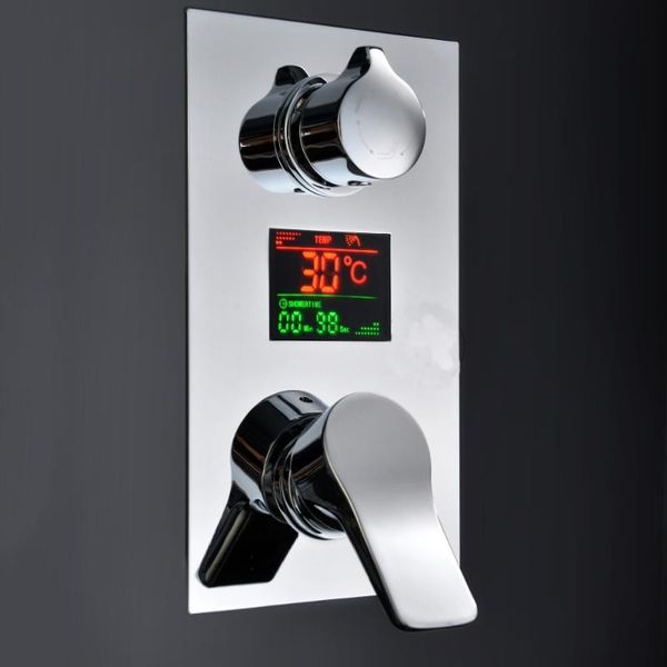 shower faucet digital inwall mixing valve mixer tap with lcd screen bathroom sets 
shower faucet digital inwall mixing valve mixer tap with lcd screen bathroom sets
