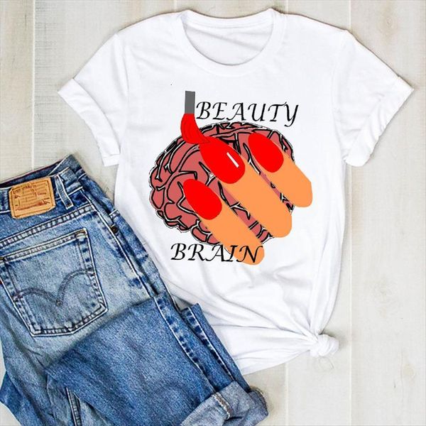 fingernail beauty make up womens t shirts short sleeve summer tee clothes graphic, White
fingernail beauty make up womens t shirts short sleeve summer tee clothes graphic, White