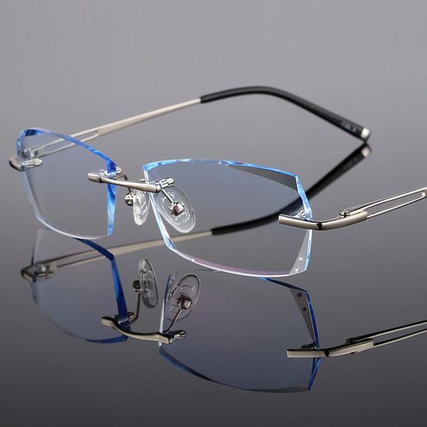 fashion sunglasses frames glasses frame men -75/100/150/200/250/300/400/500/600 minus 1.61 index tint lens rimless man optic, Black
fashion sunglasses frames glasses frame men -75/100/150/200/250/300/400/500/600 minus 1.61 index tint lens rimless man optic, Black