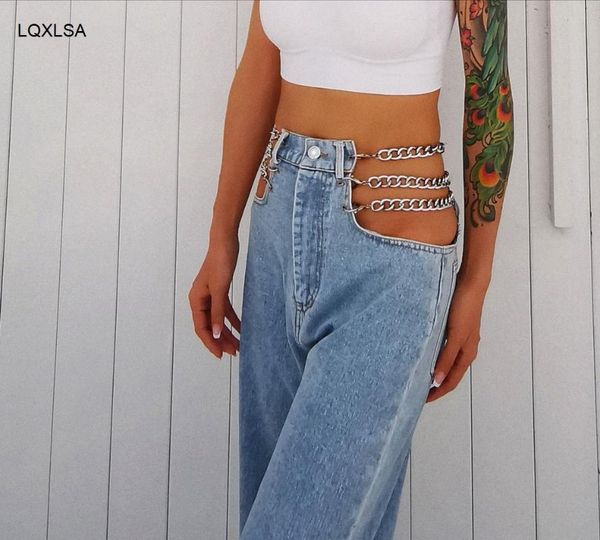 meqeis harajuku high waist hollow out chain design slim jeans woman 2021 leisure streetwear commute quality strgight pants women's, Blue
meqeis harajuku high waist hollow out chain design slim jeans woman 2021 leisure streetwear commute quality strgight pants women's, Blue