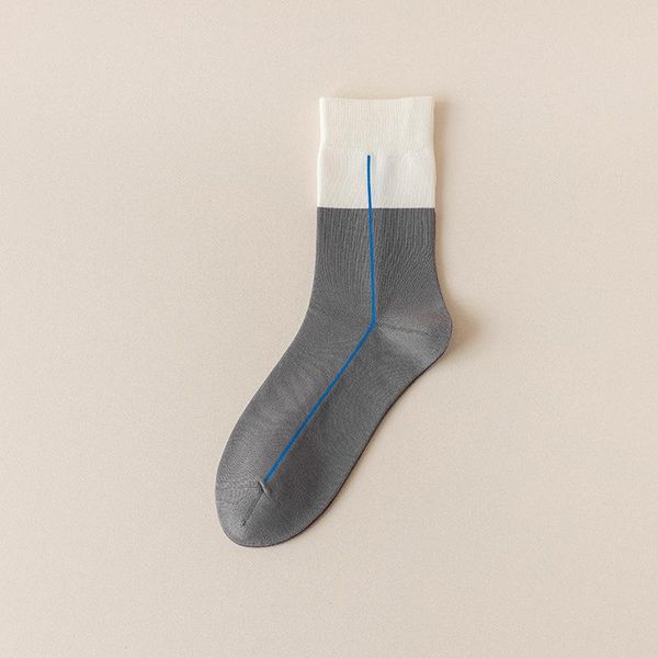 men's socks 1 pair tube color matching autumn and winter style cotton college casual, Black
men's socks 1 pair tube color matching autumn and winter style cotton college casual, Black