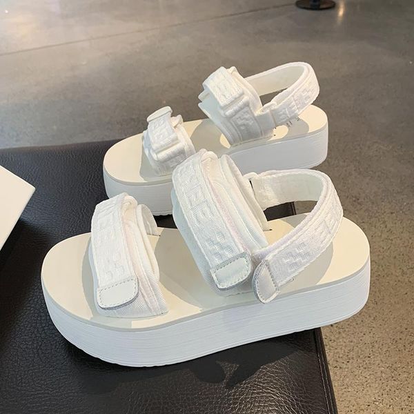 wedge high heeled sandals female increased shoes thick bottom summer 2021 women with open toe platform, Black
wedge high heeled sandals female increased shoes thick bottom summer 2021 women with open toe platform, Black