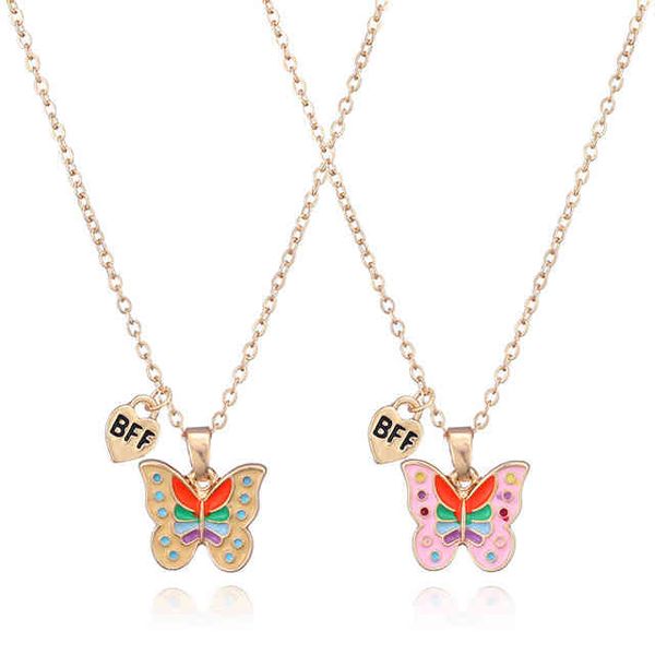 new fashion cute bt friend christmas gift colorful enamel butterfly necklace for girl children, Silver
new fashion cute bt friend christmas gift colorful enamel butterfly necklace for girl children, Silver