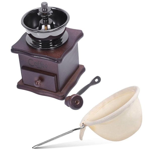 1x manual coffee grinder, hand beans grinding machine & 6 pieces of flannel filter reusable electric grinders
1x manual coffee grinder, hand beans grinding machine & 6 pieces of flannel filter reusable electric grinders