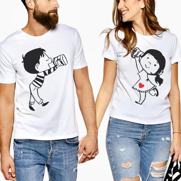 women's t-shirt cute cartoon print female clothing lover clothes casual lovers tees summer short sleeve couple t shirt, White
women's t-shirt cute cartoon print female clothing lover clothes casual lovers tees summer short sleeve couple t shirt, White