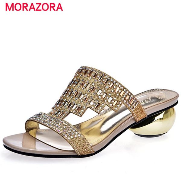 dress shoes morazora large size 34-43 med heels 4cm rhinestone two colors summer sandals women fashion party pu, Black
dress shoes morazora large size 34-43 med heels 4cm rhinestone two colors summer sandals women fashion party pu, Black