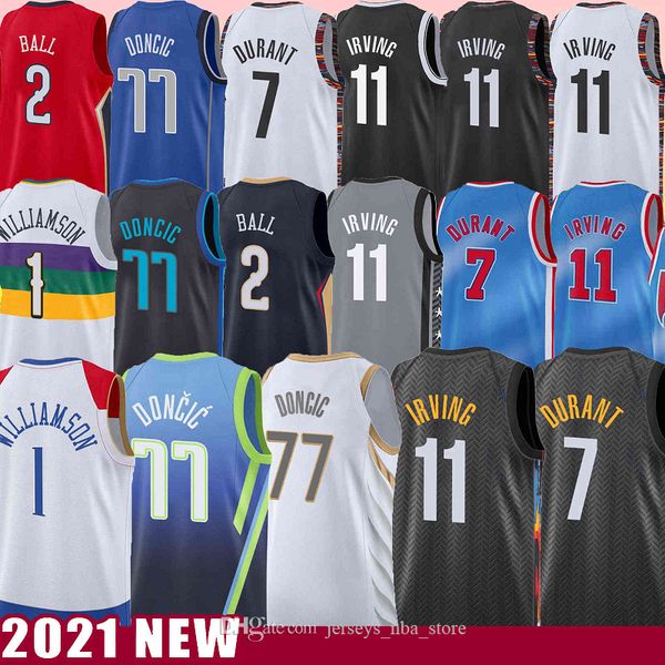 kevin luka 7 durant kyrie 11 77 doncic irving basketball jersey zion 1 williamson 72 biggie lonzo 2 kristaps ball porzingis dirk 41 nowitzki, Black;red
kevin luka 7 durant kyrie 11 77 doncic irving basketball jersey zion 1 williamson 72 biggie lonzo 2 kristaps ball porzingis dirk 41 nowitzki, Black;red