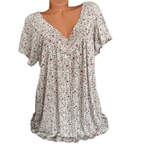 women's blouses & shirts 2021 summer floral womens and v neck short sleeve loose 8colors female printed pullovers, White
women's blouses & shirts 2021 summer floral womens and v neck short sleeve loose 8colors female printed pullovers, White