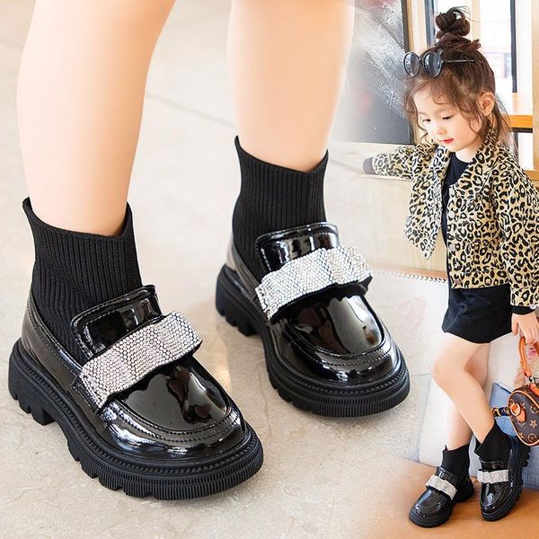 boots short kids shoes for girl 2021 autumn solid black children sock soft bottom rhinestone decoration princess girls, Black;grey
boots short kids shoes for girl 2021 autumn solid black children sock soft bottom rhinestone decoration princess girls, Black;grey