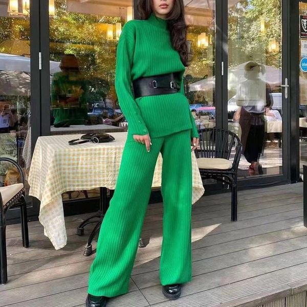 women's two piece pants vanovich european and american knitted two-piece sets casual loose lady 2021 autumn winter sweater pant, White
women's two piece pants vanovich european and american knitted two-piece sets casual loose lady 2021 autumn winter sweater pant, White