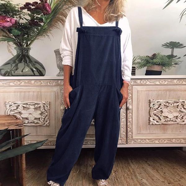 summer women jumpsuit long pants solid color pocket ladies overalls casual suspender trousers sleeveless romper women's jumpsuits & rom, Black;white
summer women jumpsuit long pants solid color pocket ladies overalls casual suspender trousers sleeveless romper women's jumpsuits & rom, Black;white