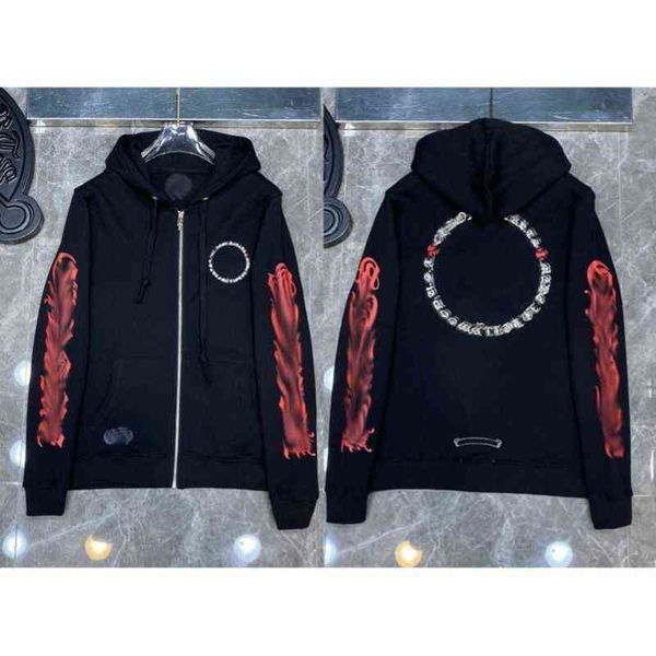 designer luxury classic fashion hoodies mens zipper ch horseshoe sanskrit cross print pullover hooded sweatshirts sweater woman loose jackts, Black
designer luxury classic fashion hoodies mens zipper ch horseshoe sanskrit cross print pullover hooded sweatshirts sweater woman loose jackts, Black