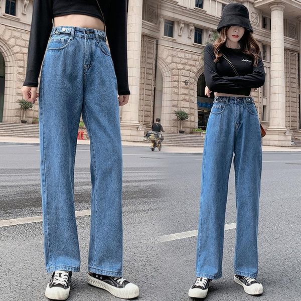 women's pants & capris women 2021 drape high-grade wide-legged jeans female spring autumn slacks high waist show thin trousers wbx729, Black;white
women's pants & capris women 2021 drape high-grade wide-legged jeans female spring autumn slacks high waist show thin trousers wbx729, Black;white