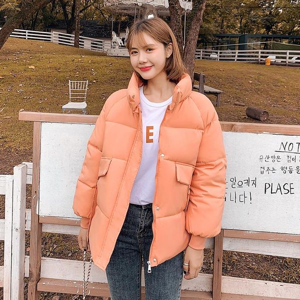 winter coat women short style solid oversized women's jacket stand collar loose cotton padded casual plus size female parka down & park, Black
winter coat women short style solid oversized women's jacket stand collar loose cotton padded casual plus size female parka down & park, Black