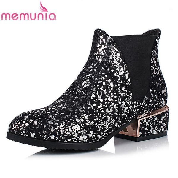 boots memunia arrival ankle women 2021 with bling round toe square heels slip on unique women's party wedding shoes1, Black
boots memunia arrival ankle women 2021 with bling round toe square heels slip on unique women's party wedding shoes1, Black