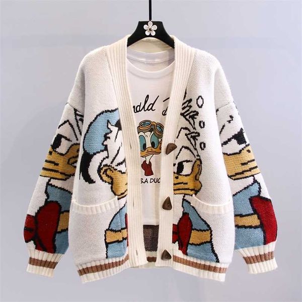 japanese vintage cute cartoon embroidery thick knit cardigans korean autumn winter cardigans fashion outwear sweaters 220124, White
japanese vintage cute cartoon embroidery thick knit cardigans korean autumn winter cardigans fashion outwear sweaters 220124, White