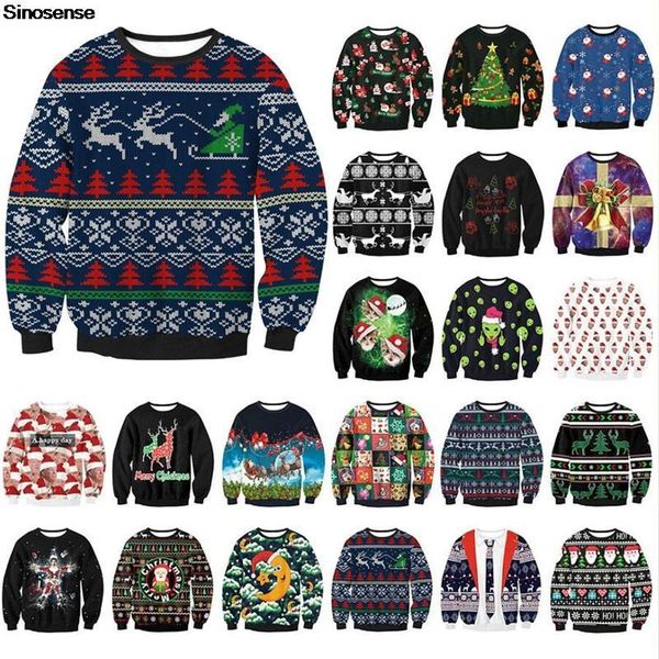 men's sweaters ugly christmas sweater men women reindeer funny holiday party xmas jumpers pullover autumn sweatshirt, White;black
men's sweaters ugly christmas sweater men women reindeer funny holiday party xmas jumpers pullover autumn sweatshirt, White;black