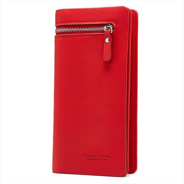 wallet female pu leather womens clutch leisure purse red pink style women wallets long coin carteras, Red;black
wallet female pu leather womens clutch leisure purse red pink style women wallets long coin carteras, Red;black