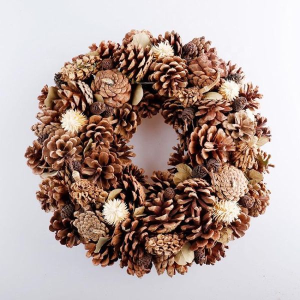 decorative flowers & wreaths christmas garland handmade wreath decorations for farmhouse ornament pine cones rustic festive decoration suppl
decorative flowers & wreaths christmas garland handmade wreath decorations for farmhouse ornament pine cones rustic festive decoration suppl