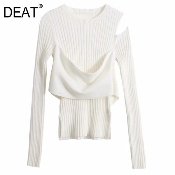 women's sweaters deat 2021 spring summer round neck solid color pullover sweater women casual temperament fashion pd879, White;black
women's sweaters deat 2021 spring summer round neck solid color pullover sweater women casual temperament fashion pd879, White;black