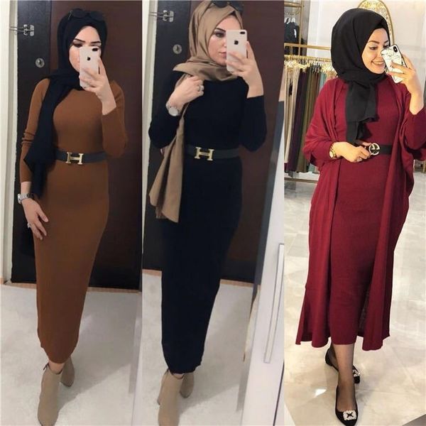 muslim basic sweater dress women dubai arab knit maxi long dresses solid abaya caftan morccan kaftan elbise turkish jilbab jubah, Red
muslim basic sweater dress women dubai arab knit maxi long dresses solid abaya caftan morccan kaftan elbise turkish jilbab jubah, Red