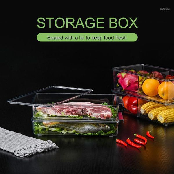 refrigerator organizer storage box fresh transparent plastic high capacity with lid fruit separate er bins bottles & jars
refrigerator organizer storage box fresh transparent plastic high capacity with lid fruit separate er bins bottles & jars