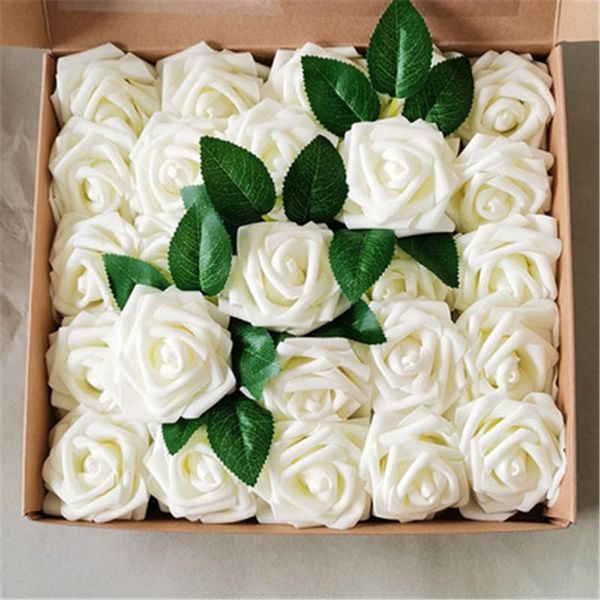 25ps 8cm artificial foam rose flowers with box bride bouquet flower for wedding party decorative scrapbooking diy & wreaths
25ps 8cm artificial foam rose flowers with box bride bouquet flower for wedding party decorative scrapbooking diy & wreaths
