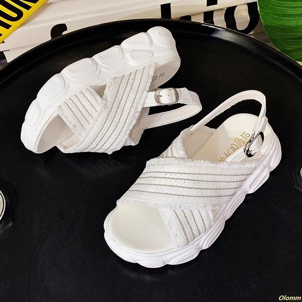 slippers white women sandals platform wedges shoes for high heels sandalias mujer summer leather wedge, Black
slippers white women sandals platform wedges shoes for high heels sandalias mujer summer leather wedge, Black