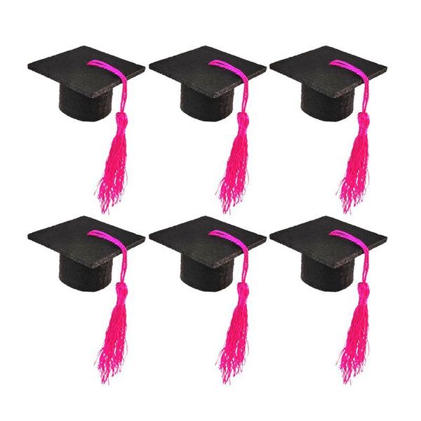party hats 6pcs mini doctoral cap shape wine bottle adorable tassel cover graduation ornament beer decoration
party hats 6pcs mini doctoral cap shape wine bottle adorable tassel cover graduation ornament beer decoration