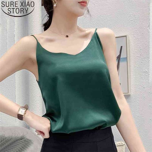 silk camis women satin v neck vest basic tank woman sleeveless solid plus size summer clothes 13694 210506, White
silk camis women satin v neck vest basic tank woman sleeveless solid plus size summer clothes 13694 210506, White